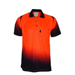 Quick dry fit unisex custom sublimation sports polo shirts - Product Image 1
