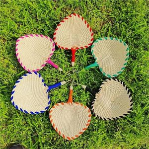 Abanico de mano SOLPOP personalizado con logo bordado para pub, club, <span class=keywords><strong>bar</strong></span>, verano, tejido a mano, vintage, para fiestas, decoración DIY, recuerdos de boda - Product Image 2