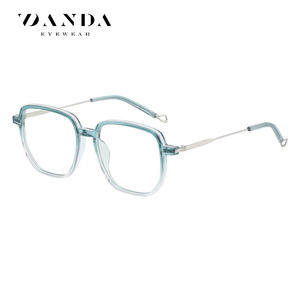 Danda Eyewear Gafas rectangulares con montura completa y antiluz azul para mujer, montura TR ligera, modelo TJ851 - Product Image 5