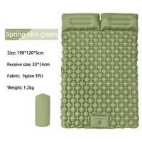 Matras Tidur Tiup Lipat Ringan OEM TPU Ultralight 1.2kg, Kompak, Tahan Air, untuk Perlengkapan Hiking dan Backpacking