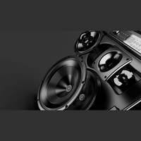 Haut-parleur de fête Bluetooth portable 15 pouces Subwoofer Karaoké Système de son DJ avec écran LED