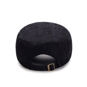 <b>Flat</b> Cap Men Canvas Black Washed Style Spring Autumn Outdoor Sunshade <b>Hat</b> - Product Image 2