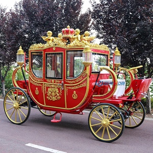 Carruaje de Caballos Eléctrico de Alta Calidad, Estilo Cenicienta, sin Caballos, en Venta, Precio de Fábrica - Product Image 2