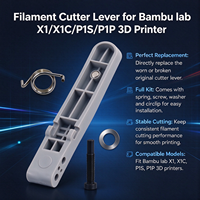 Levier de coupe-filament pour imprimante 3D Bambu X1 P1 Series, pièces de rechange pour le levier de coupe-filament