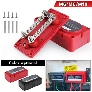 Bloque de terminales de barra colectora Cnspeed 300A M6 M8 M10 de cobre para automóviles y barcos - Product Image 2