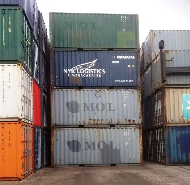 Wholesale 40ft 40HQ used empty container shipping container used dry container sea shipping from China port