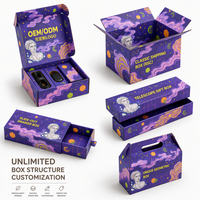 Boîte en carton ondulé kraft personnalisée pour l'emballage de jouets et de cadeaux, écologique, recyclable, pliable, boîte d'expédition en forme d'avion, avec logo