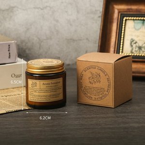 Bougies Cadeaux pour femmes et hommes Bougie d'aromathérapie parfumée à la maison Cire de soja Bougies ambre longue durée pour la fête des mères - Product Image 5