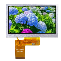 Écran LCD 4,3 pouces, luminosité 500, résolution 480*272, IPS, angle de vision complet, écran d'affichage d'instrument 4,3 pouces