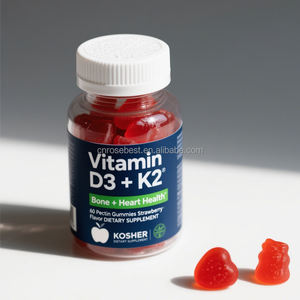 Hot Selling Vollständig angepasste Lösung Gesundheits produkte Vitamin D3 & K2 Gummy <span class=keywords><strong>Supplement</strong></span> Verwendung für Männer und Frauen Private Label - Product Image 3