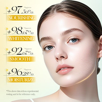 Ensemble de soins de la peau à la vitamine C de mandarine verte, 6 pièces, hydratant, nourrissant, kit facial pour éclaircir et lisser la peau sèche