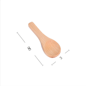 Petite cuillère ronde en bois - Product Image 6