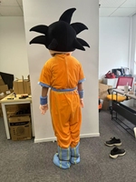 Costume de mascotte Son Goku, personnage de dessin animé, cosplay pour adultes, jouets amusants