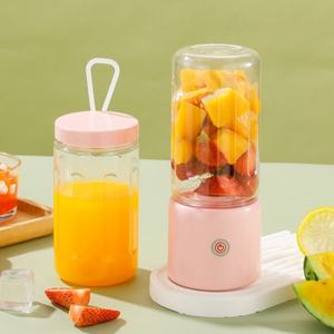 Cup Fruit <b>Mixer</b> Mini <b>USB</b> Rechargeable Home Blender <b>Mixer</b> Kitchen Plastic Electric Juicer Portable Blender Wireless Juicer Bottle - Product Image 4