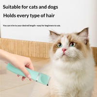 Tondeuse à poils pour animaux de compagnie professionnelle, électrique, en plastique, pour toilettage de chats et chiens (y compris Teddy), modèle d'usine transfrontalière