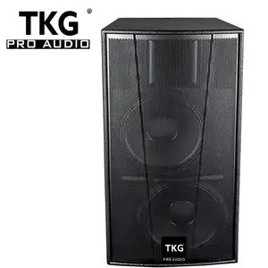 Tkg 1000Watt Dual 15 Inch Karaoke Versterker Speaker Dj Speakerkast F25 Speaker