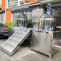 Émulsifiant sous vide de type fixe 2kW, capacité 50L-1000L, 220V/380V, usage cosmétique