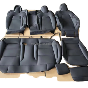 Fundas de Asiento de Coche de PU Azul, Impermeables y Transpirables, Juego Completo de 5 Plazas, Personalizadas, Venta al Por Mayor de Fábrica 2025 - Product Image 1