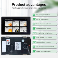 MK26L03 Thermostat Temperature Regulator HD Touch Screen Multi-functional 5-in-1 Baking Control Board Temperature Instrument