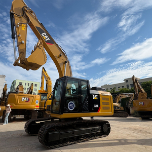 Excavadora de cadenas usada 320E de 20 toneladas, modelo 2023, con pocas horas de trabajo, motor, caja de cambios y bomba, lista para trabajar, en venta. - Product Image 2