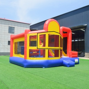 <span class=keywords><strong>Ce</strong></span> chứng nhận nhà bị trả lại Inflatable lâu đài trẻ em thu hút khách du lịch nhảy lâu đài với Slide Sản xuất tại Trung Quốc - Product Image 2