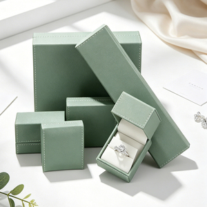 Caja de Embalaje de Joyería Premium para Anillos, Pendientes, Brazaletes, Estuche de Regalo para Declaraciones, Caja de Almacenamiento de Joyería al por Mayor con Logotipo Personalizado - Product Image 4