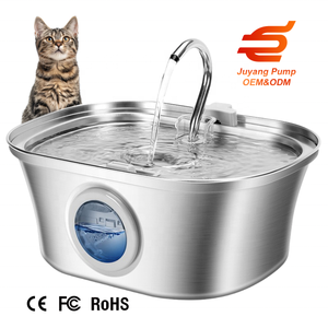 Distributore automatico di acqua per animali domestici da 3,<span class=keywords><strong>2</strong></span> l fontana di acqua per cani e gatti USB in acciaio inossidabile mangiatoia per animali domestici fontana per bere - Product Image 1