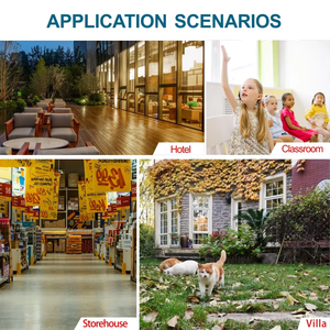 Juego de Cámaras POE de 4 Canales para Uso en Exteriores, Cámaras de Domo Resistentes al Agua con Visión Nocturna HD - Product Image 6