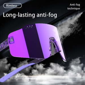 フレームレスファッション屋外<span class=keywords><strong>UV400</strong></span>スポーツメガネカスタムロゴスポーツサングラスナノアンチフォグスポーツメガネ工場出荷価格 - Product Image 4