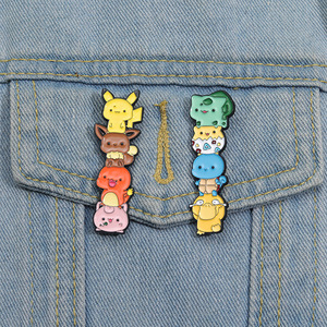 Épingles en alliage Kawaii <span class=keywords><strong>Pikacu</strong></span> de haute qualité, 2 couleurs, 5,5 cm, mignonnes broches - Product Image 6