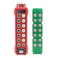 Control Remoto Inalámbrico para Grúa de 12 Teclas, de Una Sola Velocidad, con Bloqueo, Anti-interferencia, Parada de Emergencia, Certificado CE