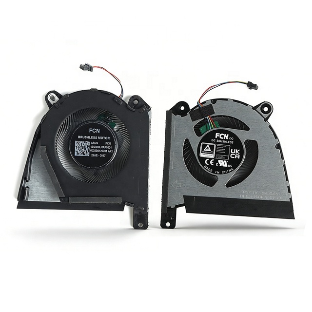Thin Gaming Laptop Cooler CPU GPU Fan Pair 4 Pin PWM 12V 6W for ASUS ROG Zephyrus G14 GA402 Replacement Cooling Fan