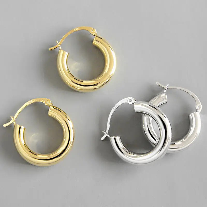 DIY high quality 11 * 5 mm copper with18k gold plating hoop for jewelry ,wholesale jewelry accessories.