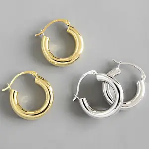 Diy Hoge Kwaliteit 11*5 Mm Koperen With18k Gold Plating Hoepel Voor Sieraden, Groothandel Sieraden Accessoires.