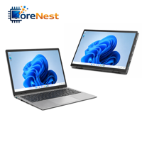 Ordinateur portable 2-en-1 CoreNest New 14 pouces, écran tactile rotatif à 360 degrés, Intel N100, 8 Go/16 Go de RAM, processeur quadricœur, type YOGA