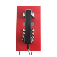 Teléfono Industrial SIP IP Resistente a la Intemperie con Teclado Metálico para Aplicaciones en Túneles, Ferrocarriles y Marina