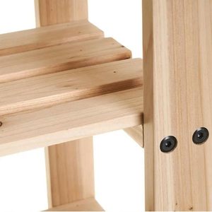 Wooden <b>Shoe</b> Bench 3 Tier Shelf 71x26x45 Cm <b>Space</b> <b>Saving</b> <b>Shoe</b> Organizer Furniture - Product Image 5