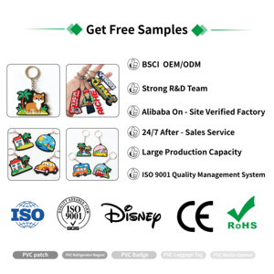 Custom 2d Soft Pvc Keychain <b>Key</b> <b>Chain</b> logo Soft Rubber Keychains Silicone Keyring Rubber Personalized 3d Customized - Product Image 4