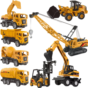 Camión Excavador de Aleación Metálica, Modelo de Juguete de Vehículo de Ingeniería, Camión Cargador de Ruedas, Gran Venta - Product Image 1