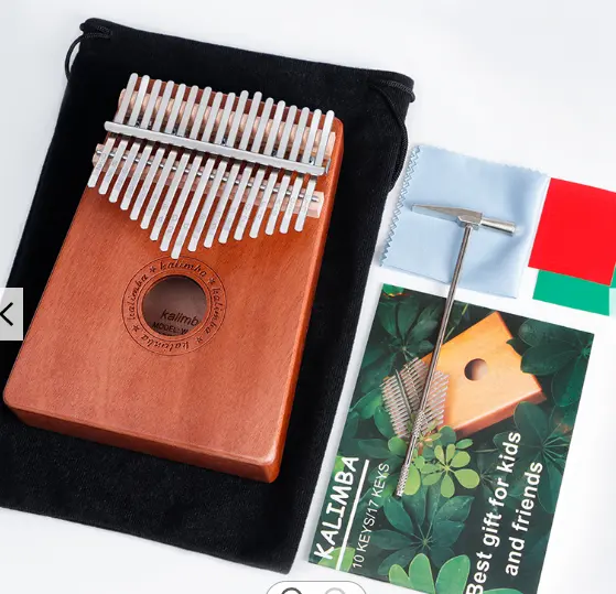 17 Keys Kalimba Wooden Thumb Finger Piano Musical Instrument Mbira Sanza Acoustic Kalimba