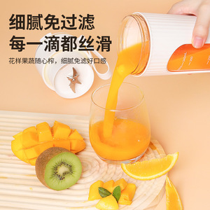 Licuadora portátil mini de 340 ml con función de trituración de hielo de 14 cuchillas para hacer jugos frescos - Product Image 2