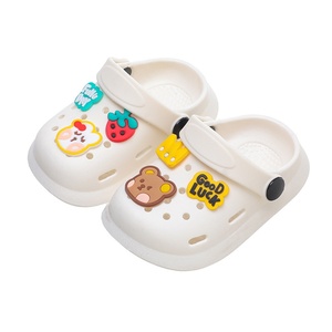 Chaussons d'été pour enfants, garçons et filles, mignons, respirants, imperméables, semelle en PVC durable, fermeture à enfiler, chaussures de plage à la cheville - Product Image 5