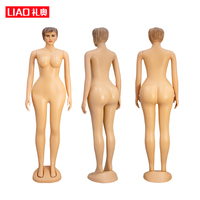 Mannequin Femme Grand Buste et Hanches Généreuses en Plastique, Corps Entier pour Présentation de Vêtements