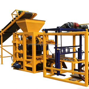 Máquina Semiautomática para Fabricar Ladrillos de Cemento QTJ4-26, Máquina para Hacer Ladrillos de Hormigón para Pavimento, Maquinaria de Construcción en Venta al Precio Más Bajo - Product Image 1