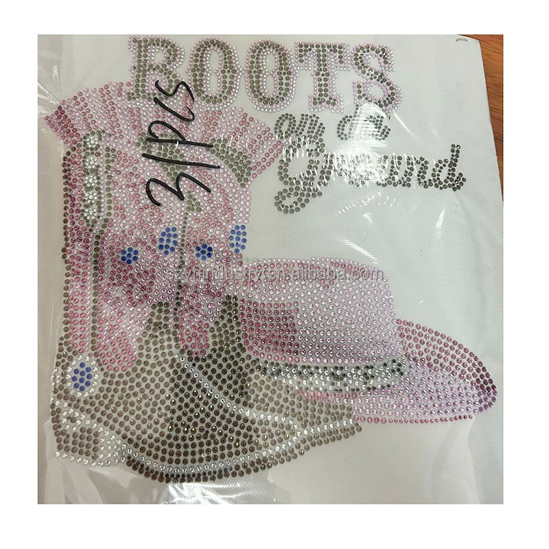 Design #3 Jet rose cristal