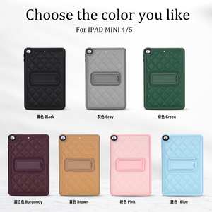 Étui antichoc avec support pliable réglable pour <span class=keywords><strong>iPad</strong></span> Mini <span class=keywords><strong>4</strong></span>, <span class=keywords><strong>coque</strong></span> de tablette tendance à motif losanges 3D pour <span class=keywords><strong>iPad</strong></span> Mini 5 - Product Image 6