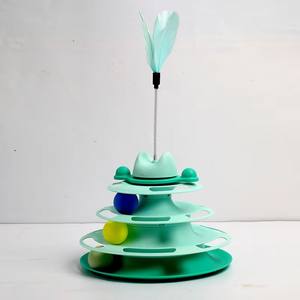 Juguete Interactivo para Gatos con Bola Rodante de 4 Niveles - Product Image 2