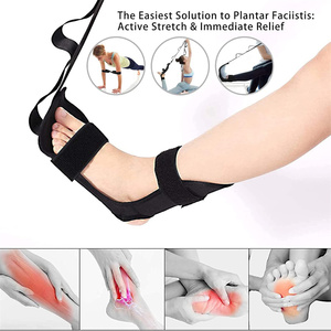 Cinghia per <span class=keywords><strong>Stretching</strong></span> Fitness, <span class=keywords><strong>Fascia</strong></span> per Allungamento Piedi, Supporto per Fascite <span class=keywords><strong>Plantare</strong></span> e Yoga - Product Image 2