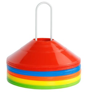 Conos de Fútbol Portátiles de PE con Bolsas y Soportes, Equipo de Entrenamiento Deportivo Multifuncional para Balón y Conos de Agilidad - Product Image 5
