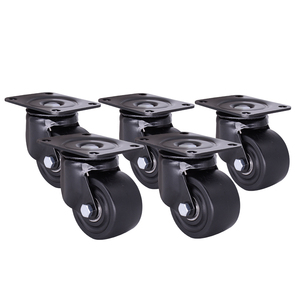 Ruedas Giratorias de 45 mm de Ancho, Ruedas de Perfil Bajo de 3 Pulgadas, Capacidad de Carga Pesada de 350 kg, Ruedas Industriales - Product Image 1